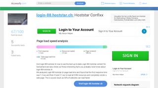 
                            6. Access login-88.hoststar.ch. Hoststar Confixx