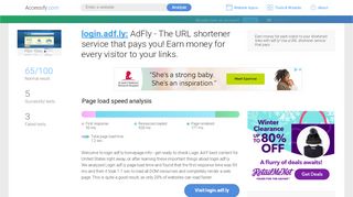 
                            6. Access login.adf.ly. AdFly - The URL shortener service that ...