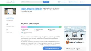
                            11. Access login.anapro.com.br. ANAPRO - Entrar no sistema