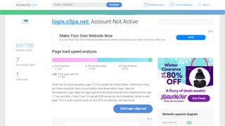 
                            7. Access login.c3pa.net. Account Not Active