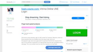 
                            2. Access login.ceune.com. Vitrina Online UNE Login