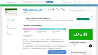 
                            12. Access login.maxspot.de. maxspot® - The free Hotspot