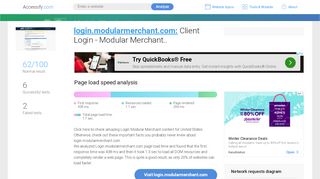 
                            12. Access login.modularmerchant.com. Client Login - Modular Merchant..