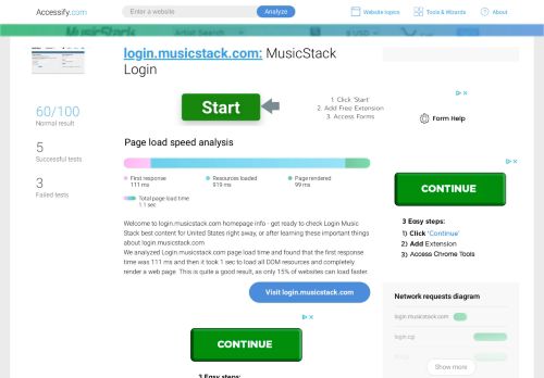 
                            11. Access login.musicstack.com. MusicStack Login