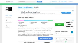 
                            6. Access login.telogis.com. Login