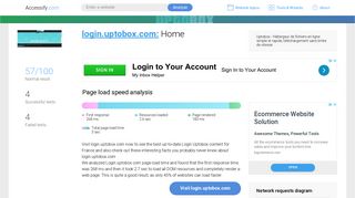 
                            1. Access login.uptobox.com. Home