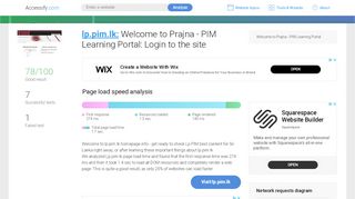 
                            5. Access lp.pim.lk. Welcome to Prajna - PIM Learning Portal: Login to ...