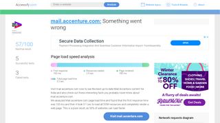 
                            9. Access mail.accenture.com. Something went wrong