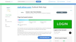 
                            6. Access mail.altran.com. Outlook Web App