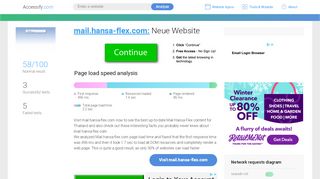 
                            7. Access mail.hansa-flex.com. IBM iNotes Login