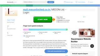 
                            2. Access mail.meconlimited.co.in. MECON Ltd. - Login