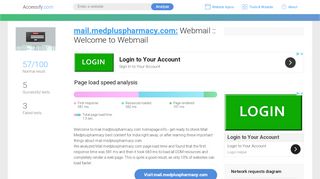 
                            3. Access mail.medpluspharmacy.com. Webmail :: Welcome to Webmail