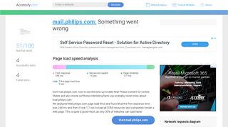 
                            10. Access mail.philips.com. Something went wrong