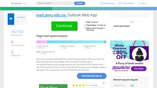 
                            6. Access mail.pmu.edu.sa. Outlook Web App