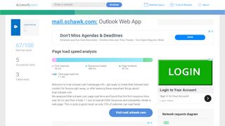 
                            3. Access mail.schawk.com. Outlook Web App