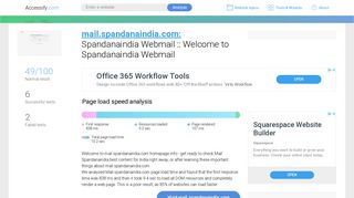 
                            6. Access mail.spandanaindia.com. Spandanaindia Webmail :: Welcome ...