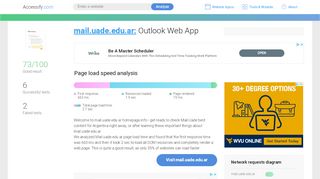 
                            7. Access mail.uade.edu.ar. Outlook Web App