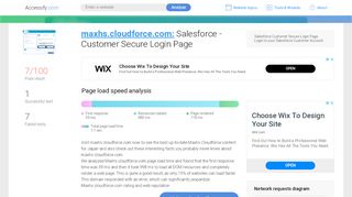 
                            12. Access maxhs.cloudforce.com. Salesforce - Customer Secure Login ...