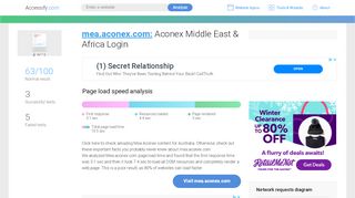 
                            9. Access mea.aconex.com. Aconex Middle East & Africa Login