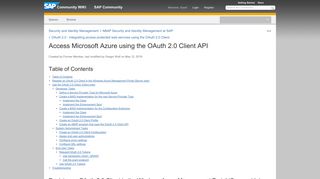 
                            7. Access Microsoft Azure using the OAuth 2.0 Client API - Security and ...