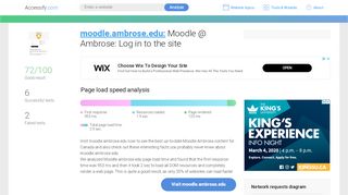 
                            4. Access moodle.ambrose.edu. Moodle @ Ambrose: Log in to the site