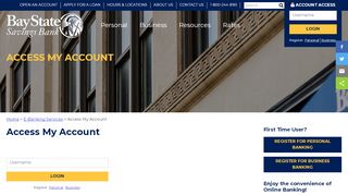 
                            12. Access My Account | Bay State Savings Bank