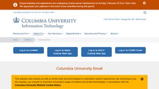 
                            2. Access My Email | Columbia University Information Technology