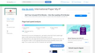 
                            12. Access my-ip.com. International Paper My-IP