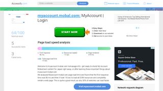 
                            3. Access myaccount.mobal.com. MyAccount | Login