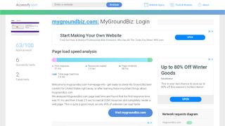 
                            5. Access mygroundbiz.com. MyGroundBiz: Login