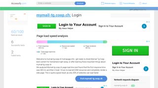 
                            9. Access mymail-tg.coop.ch. Login