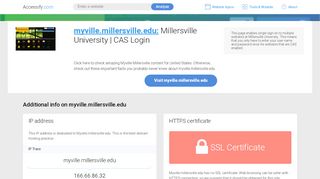 
                            7. Access myville.millersville.edu. Millersville University | CAS Login