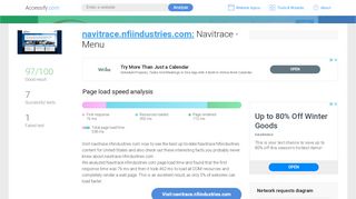 
                            10. Access navitrace.nfiindustries.com. Navitrace - Menu
