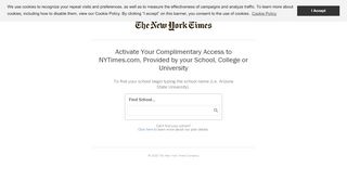 
                            8. Access NYT « The New York Times in Education