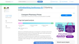 
                            6. Access onlinebanking.bankcoop.ch. E-Banking Login