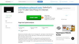 
                            4. Access onlinedemo.safersurf.com. SaferSurf | Live-TV über Geo-Proxy ...