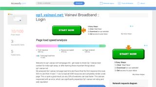 
                            9. Access op1.vainavi.net. Vainavi Broadband :: Login