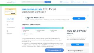 
                            5. Access osrs.punjab.gov.pk. PEC - Punjab Examination Comission