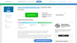 
                            4. Access owa.msoutlookonline.net. Outlook Web Access - Accessify