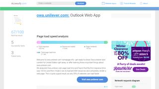 
                            5. Access owa.unilever.com. Outlook Web App