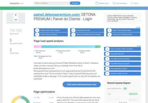 
                            9. Access painel.detonapremium.com. DETONA PREMIUM - Login