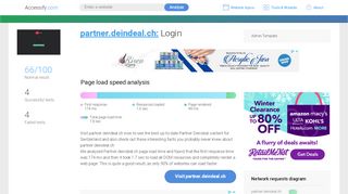 
                            4. Access partner.deindeal.ch. Login