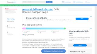 
                            5. Access passport.deltacontrols.com. Delta Controls Passport Login