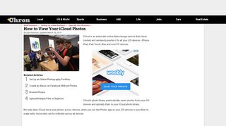 
                            9. Access Pictures From iCloud - Small Business - Chron.com