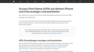 
                            12. Access Point Name (APN) auf Ihrem iPhone und iPad anzeigen und ...