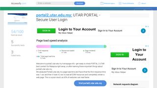 
                            9. Access portal2.utar.edu.my. UTAR PORTAL - Secure User ...