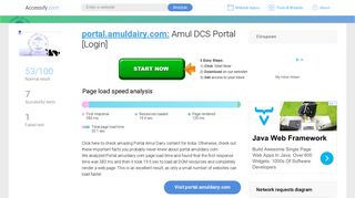 
                            1. Access portal.amuldairy.com. Amul DCS Portal [Login]