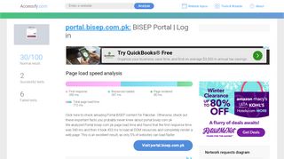 
                            10. Access portal.bisep.com.pk. BISEP Portal | Log in