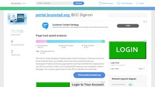 
                            9. Access portal.brunstad.org. Sign-on
