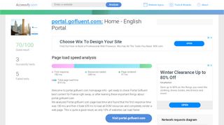 
                            6. Access portal.gofluent.com. Home - English Portal